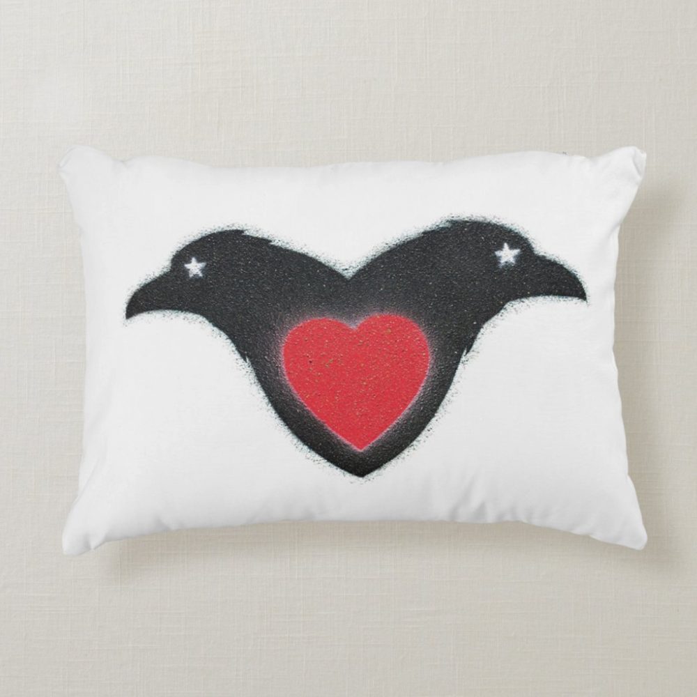 ONE HEART Ravens Pillow