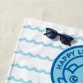 Beach Towel-Blue-by Happy Little lotus